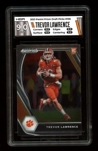 2021 Panini Prizm #106 TREVOR LAWRENCE Draft Pick Rookie RC HGA 9.0 MINT Jaguars - Picture 1 of 2