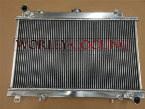Aluminum Radiator FOR 1994-2003 NISSAN SILVIA 200SX S15 SR20DET w/mounting holes - Picture 1 of 12