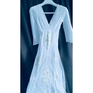 NWT Lolita Taca St Barth White Dress Crochet Lace Sz XS Orig $575 - Picture 1 of 11