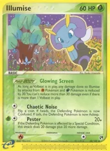 Illumise 38/100 Unlimited Pokemon Ex Sandsturm Karte NM - Bild 1 von 1
