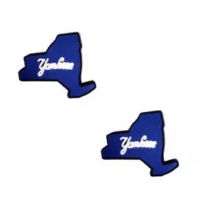 MLB New York Yankees squadra di baseball per Crocs scarpe charms Jibbitz - 2 pezzi - Foto 1 di 1