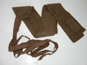 Original gaiters gaiters WW2? British Army Puttees Leg Wraps - Picture 1 of 5
