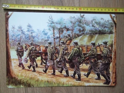 plaque militaire vintage décoration collection Allemand 2 ww - Photo 1/4