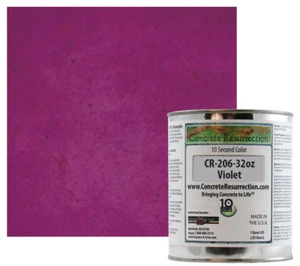 Schnelltrocknende Betonbeize - Profi - einfach zu bedienen 100-150 Quadratfuß violett - Bild 1 von 3