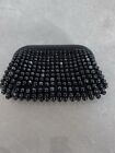 Cult Gaia Nia Beaded Clutch, Black - Used Once