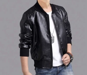Sale/Jungen Kunstledermantel/Jacke/Cooler Bikermantel/Jacke/Kindergröße 9 Jahre - Bild 1 von 6
