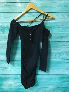 VESTIDO MOTEL YANIS LYCRA NEGRO TALLA PEQUEÑA K12 - Imagen 1 de 3