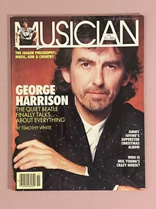 Musician Magazine 1987 George Harrison cover, Mick Jagger, Neil Young - Picture 1 of 6