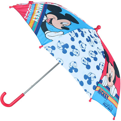 Ombrello Mickey Mouse Disney Topolino 8 Raggi 67 Cm Bambino - Wd21487 • 6.80€