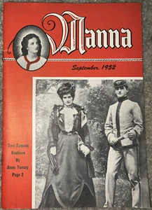 Manna, A Catholic Monthly For Young Folks Vol. 72, No. 7 (September, 1952) - Picture 1 of 3