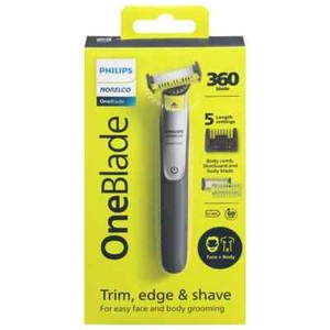 Philips Trimmer, 360 Blade, Face + Body - Picture 1 of 1