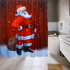  Rideaux de douche de salle de bain costume de Père Noël imperméable à l'eau