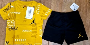 Nike air Jordan Jumpman Boys 23 Tee T-shirt And Shorts Set 9 -24 Months INFANTS - Picture 1 of 5
