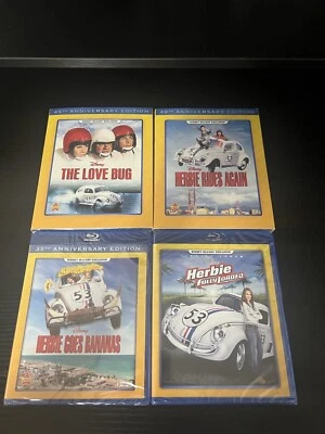 The Love Bug Herbie 4 Movie Collection (Blu-ray) Disney Club Exclusive NEW - Image 1 of 2