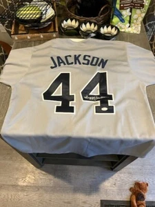 Autographed Reggie Jackson New York Yankees Away Jersey JSA Certified - Picture 1 of 3