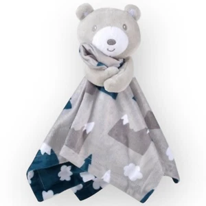Baby Essentials Peluche OSO GRIS Manta de Seguridad Montañas Amorosas Nubes Juguete Nuevo - Imagen 1 de 4