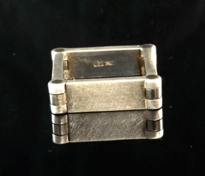 Ring 925 Sterling Silber beweglich mit 500er Palladium Scharnieren  Gr 52 - Bild 1 von 2