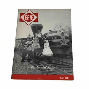 Vintage Erie Railroad Magazine Centennial Issue May 1951 - Picture 1 of 6