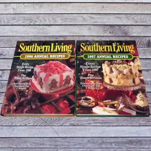 Lot of 2 Southern Living Annual Recipes Cookbooks 1996 & 1997 Hardback - Imagen 1 de 4