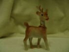Vintage Blow Mold Little Reindeer For Putz Village 4-1/4"T Very Nice