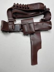 Mandalorian Real leather Gun Belt and Gloves - Picture 1 of 3
