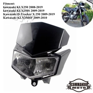 Motorcycle Headlight For Kawasaki KLX250 KLX250S F D-Tracker X 250 2008-2019 - Picture 1 of 8