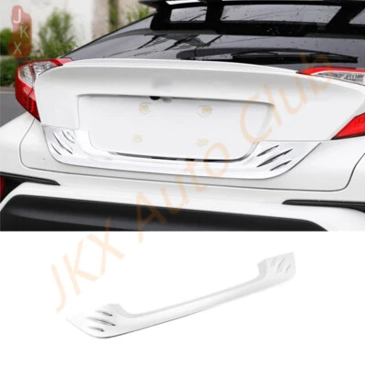 Kit de embellecedor de cubierta de puerta de maletero trasero cromado ABS para Toyota C-HR 2016-2019 p Foto 1 de 4