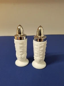 WESTMORLAND GLAS CO. GETÄFELTE TRAUBE SALZ & PFEFFERSTREUER - Bild 1 von 3