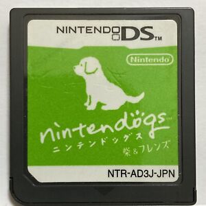 Japan Limited Nintendo DS Nintendogs Shiba & Friends Japanese Dog Breeding Games