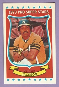 1973 Pro Super Stars #022, Reggie Jackson, MINT, blank back, Visual Panographics - Picture 1 of 2
