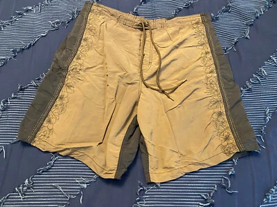 Bañador Caribbean para hombre talla XL marrón/negro Foto 1 de 2