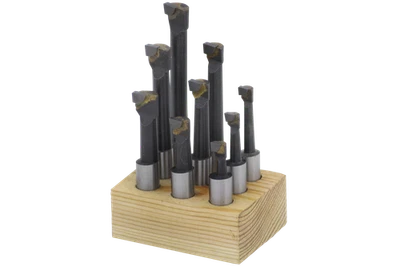 9 tlg. Drehmeißelset Bohrstangenset Bohrstahl für Ausdrehkopf Ausbohrkopf 16mm - Bild 1 von 3