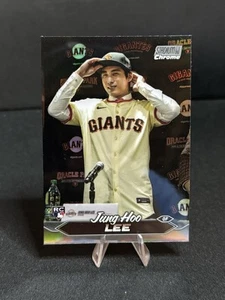 Jung Hoo Lee 2024 Topps Stadium Club Chrome Refractor RC #274 SF Giants Rookie - Picture 1 of 2