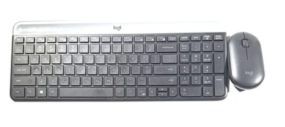 Logitech MK470 K470 M340 slim wireless keyboard Mouse Gray W/dongle Excellent - Image 1 of 4