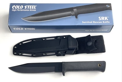 Faca de resgate de sobrevivência Cold Steel 38CK SRK 6" lâmina AUS-8 Japão - Imagem 1 de 4