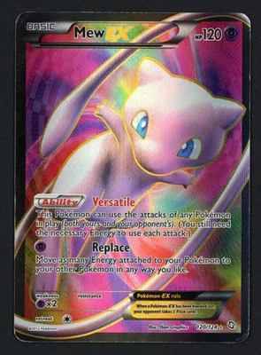 Mew EX Full Art 120/124 Ultra Rare BW Dragons Exalted Pokemon TCG - Image 1 of 4