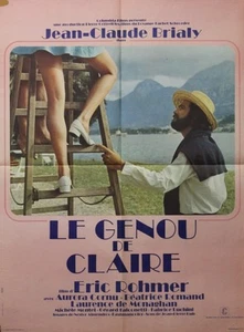 "LE GENOU DE CLAIRE" Affiche 1970 (Eric ROHMER / Jean-Claude BRIALY) 60x80cm - Picture 1 of 1