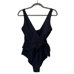 Summersalt The Perfect Wrap One-Piece Compression Swimsuit Sea Urchin Black 12 - Picture 1 of 7