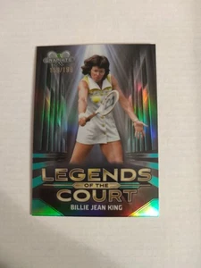 2024 Graphite Legends of the Court Aqua Refractor /199 Billie Jean King LOC-BK - Bild 1 von 2