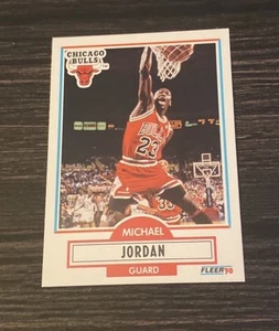 Fleer Michael Jordan #26 Chicago Bulls 1990-91 patio - Imagen 1 de 2