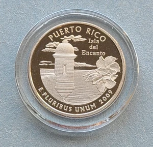 2009 Puerto Rico Proof Quarter in a Air Tite Capsule - Picture 1 of 2