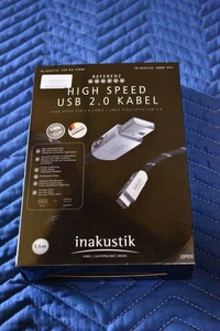 Inakustik RFUSB-M1.5M USB Cable Type A/mini-B 1.5m Yukimu w/Conversion Adapter - Afbeelding 1 van 4
