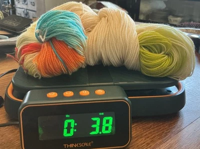 1 Unwound Skein Of Hand Dyed Mystery Yarn; Lost Tag, Never Used - Image 1 of 4