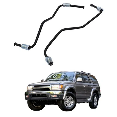 2 件前左右适用于 96-02 丰田 4Runner 制动卡钳管软管 — 第 1/4 张图片