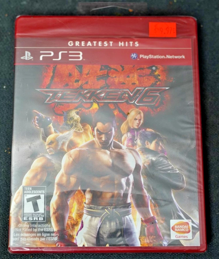 Tekken 6, Greatest Hits Version (Sony PlayStation 3, 2009) SELLADO DE FÁBRICA/NUEVO Foto 1 de 4