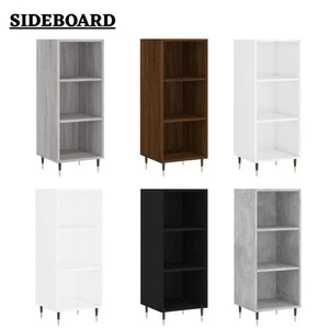 Modern Sideboard Cabinet Storage Cupboard Display Highboard Engineered Wood Unit - Picture 1 of 37