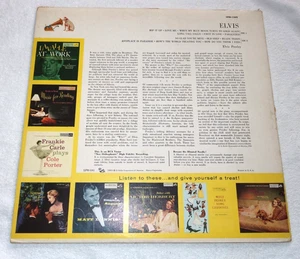 Elvis Presley 2nd  LP ~AD BACK-Original Press 1956 RCA LPM-1382 , CLEAN! - Imagen 1 de 8