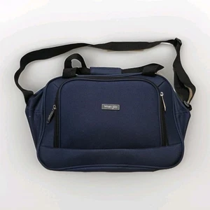 Wrangler Messenger Laptop Bag 14" Blue Excellent Used Condition Fast Ship - Picture 1 of 5