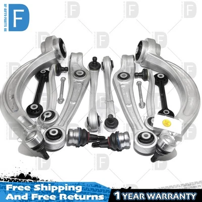 14pcs OEM Front Lower Upper Control Arm Suspension Kits for Audi Q5 A4 A5 08-10 - Image 1 of 4