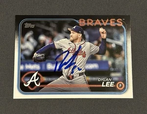 Dylan Lee Signed Autographed 2024 Topps Update Series Braves Card #US120 - Picture 1 of 1